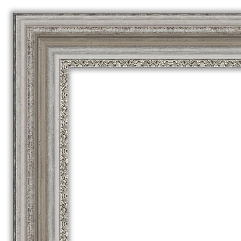 Amanti Art Natural Cork Board Framed Parlor Silver Bulletin Board 24 in. x 18 in.
