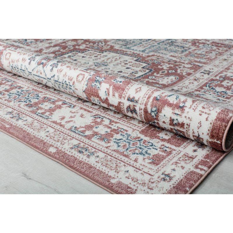 Cardinal Sundara Chili Red Synthetic 2'6"x4' Area Rug