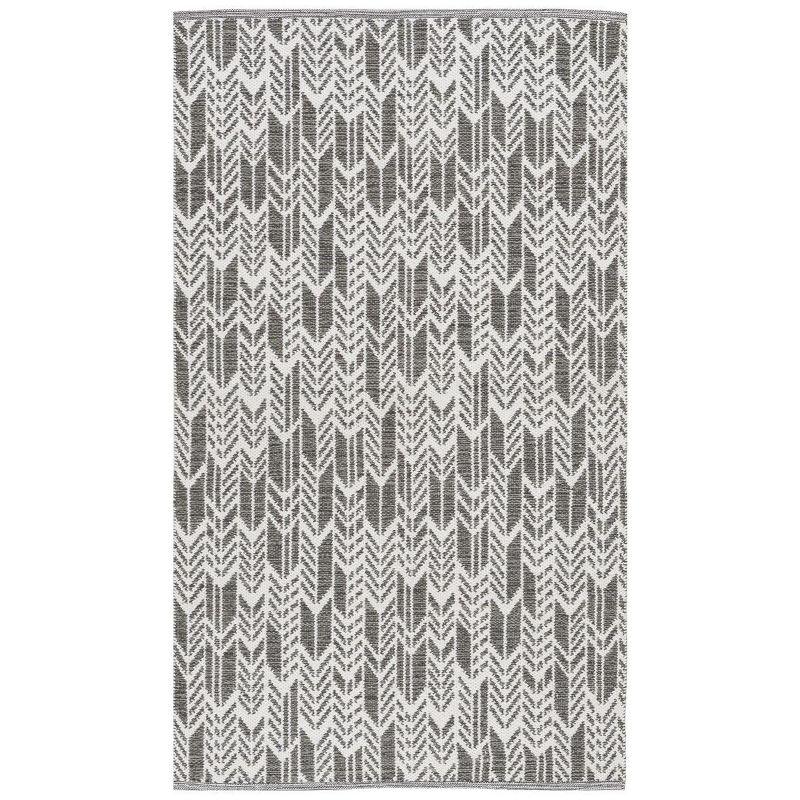 Montauk MTK609 Hand Woven Indoor Accent Rug - Charcoal/Ivory - 3'x5' - Safavieh