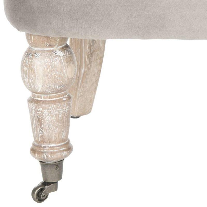 Carlin Tuffted Chair - MCR4711 - Mushroom - Safavieh