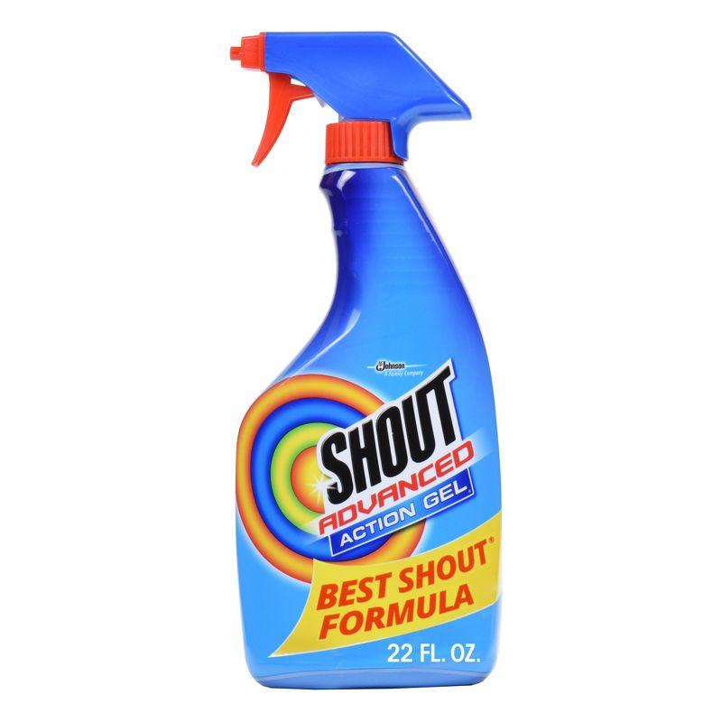 Shout Advanced Unscented Gel Laundry Stain Remover Spray - 22 oz