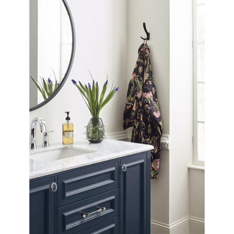 Finesse Transitional Triple Prong Decorative Wall Hook