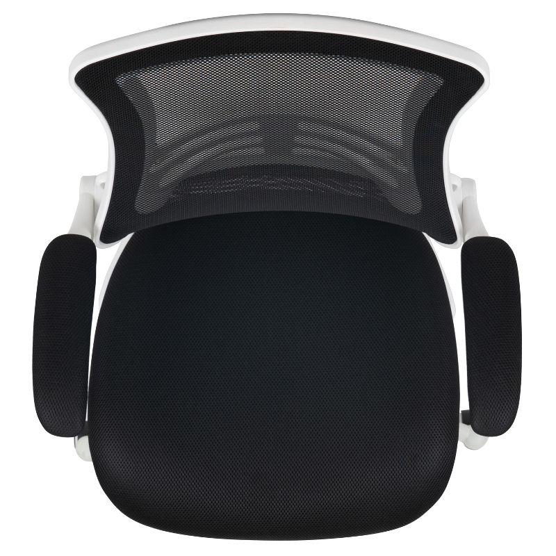 Flash Furniture Mid-Back Mesh Swivel Ergonomic Task Office Chair with Flip-Up Arms