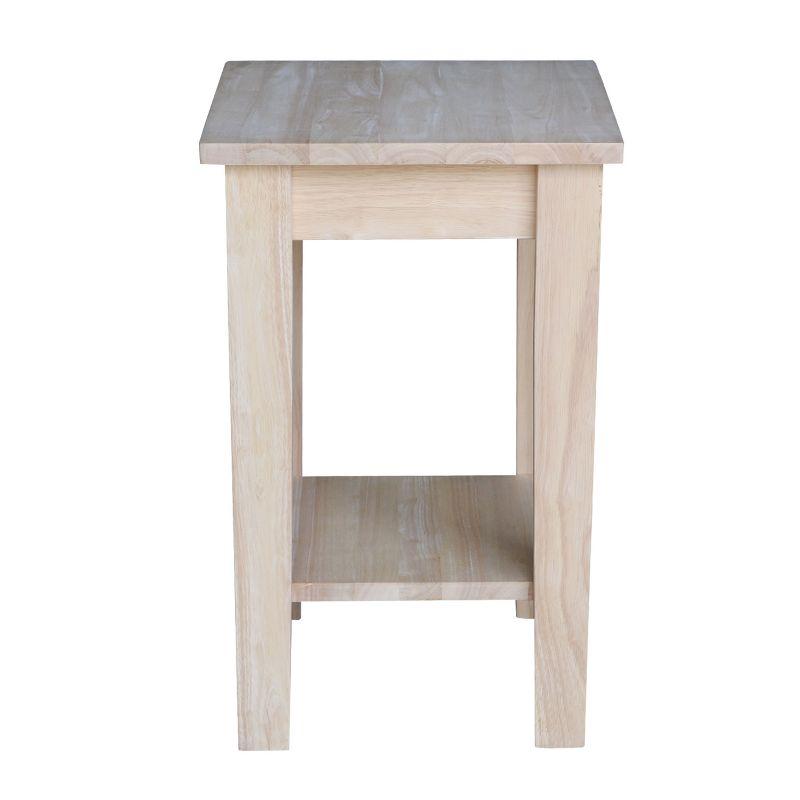 Solid Wood Shaker Plant Stand Unfinished - International Concepts