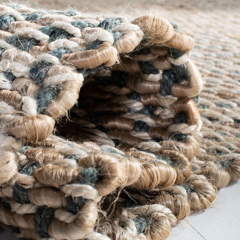 Natural Fiber NF454 Hand Woven Indoor Area Rug - Blue/Natural - 5'x8' - Safavieh.