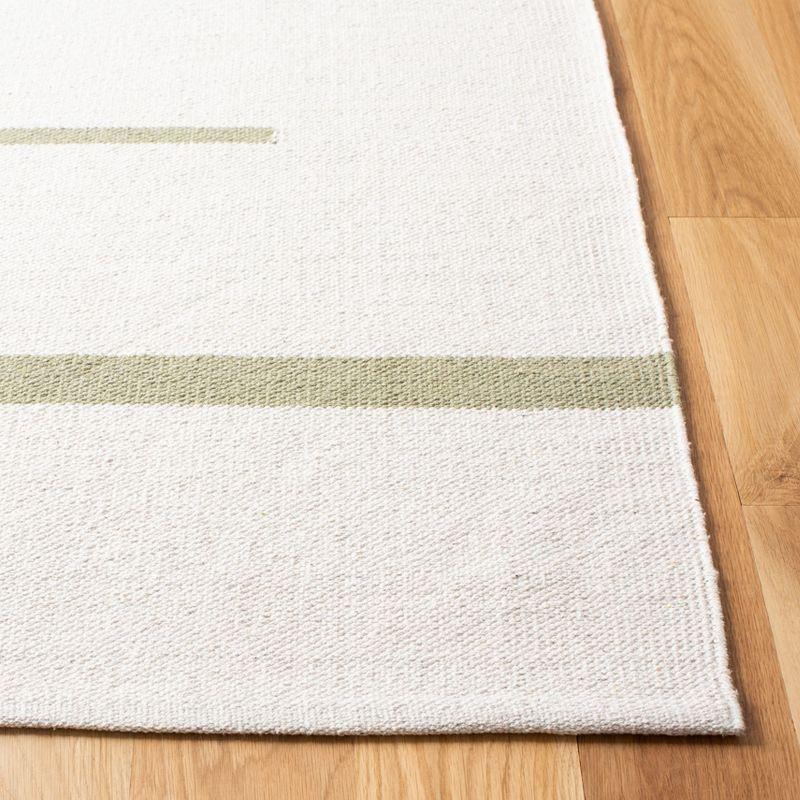 Ivory Coastal Charm 6' x 9' Handwoven Cotton Area Rug