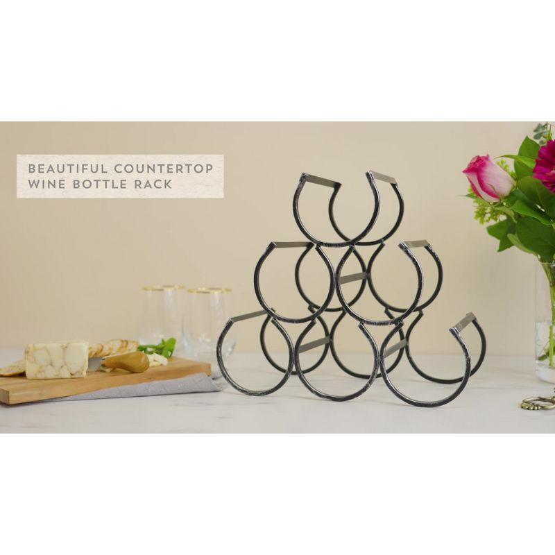 Country Home™ Wine Shrine Metal Bottle Holder