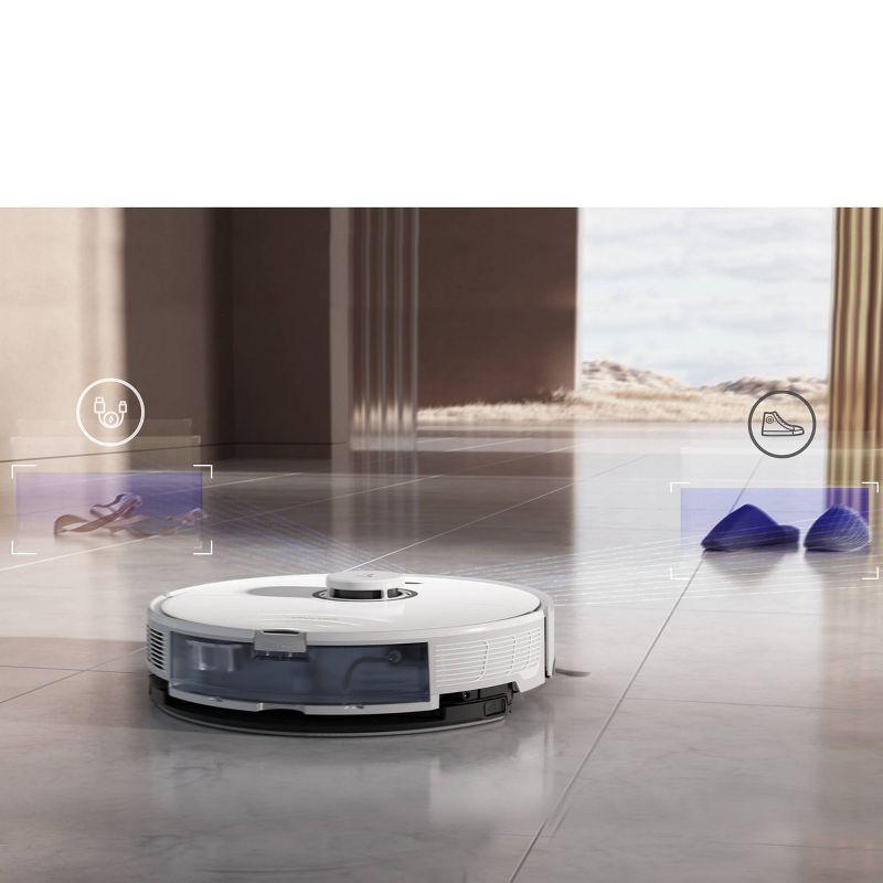 Roborock S8 Robot Vacuum and Mop White: Smart Mapping, Pet Hair Pick Up, Cordless, 180 Min Run Time, App Controlled