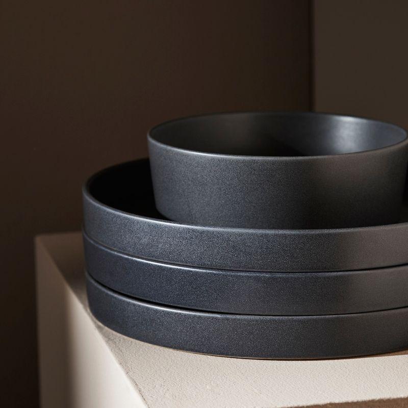 Stone By Mercer Project MODAN 24 Piece Stoneware Dinnerware Set - Service for 8