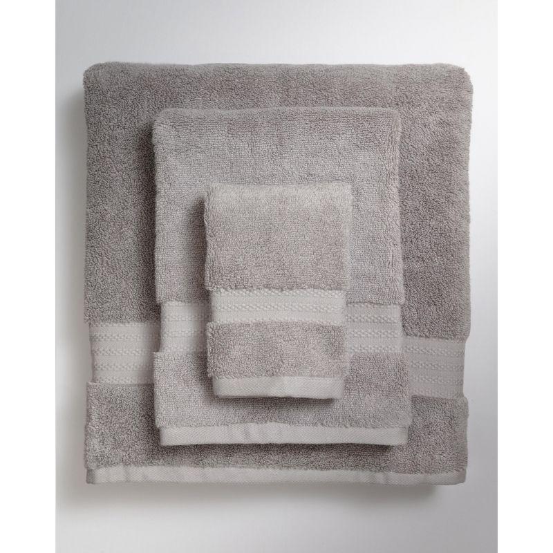 Gray Organic Cotton 6-Piece Bath Towel Set