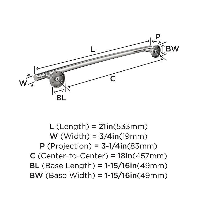 Amerock Arrondi Wall Mounted Towel Bar