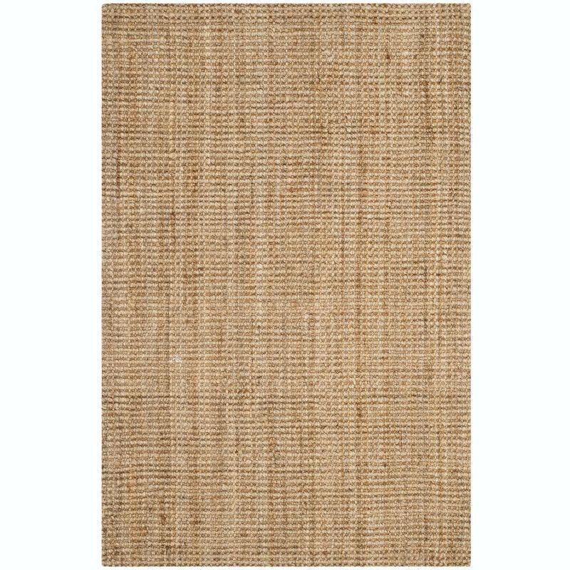 Hand-Knotted Artisan Jute Rug 2' x 3' - Natural Rectangular Design