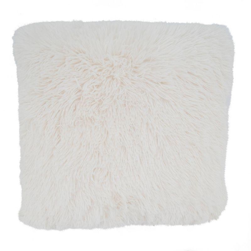 Classic Down-Filled with Faux Fur Design Throw Pillow - Saro Lifestyle