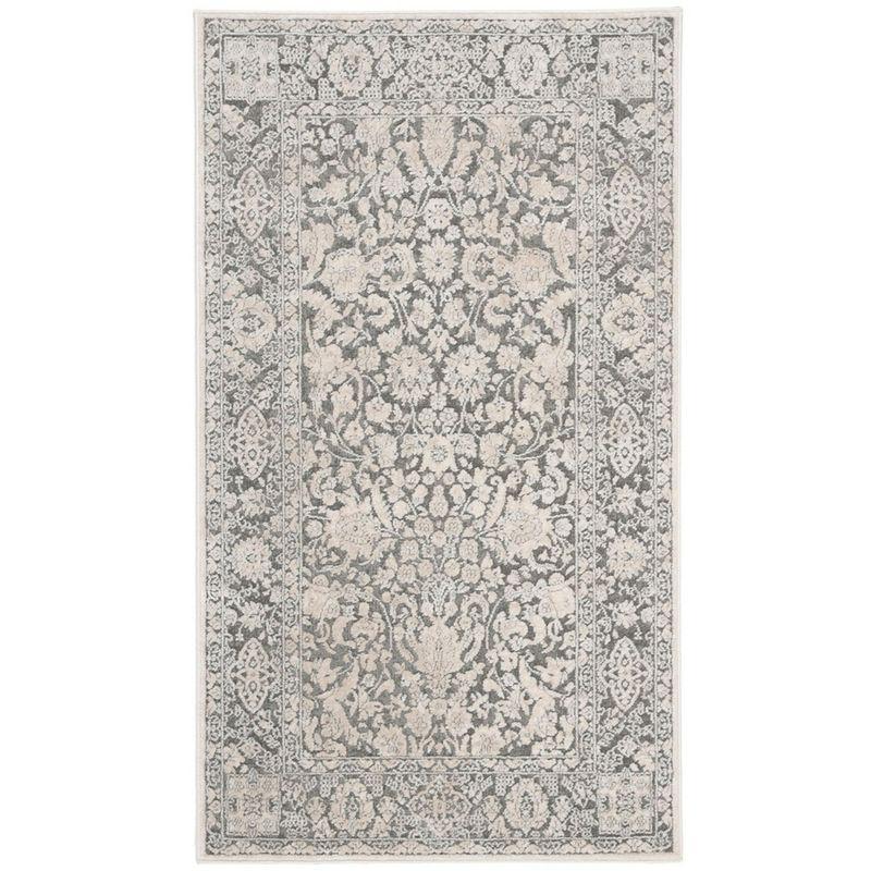 Reflection RFT667 Power Loomed Indoor Accent Rug - Dark Grey/Cream - 3'x5' - Safavieh.