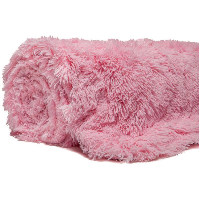 Chanasya Shaggy Shaggy Super Elegent Sherpa Long Fur Throw