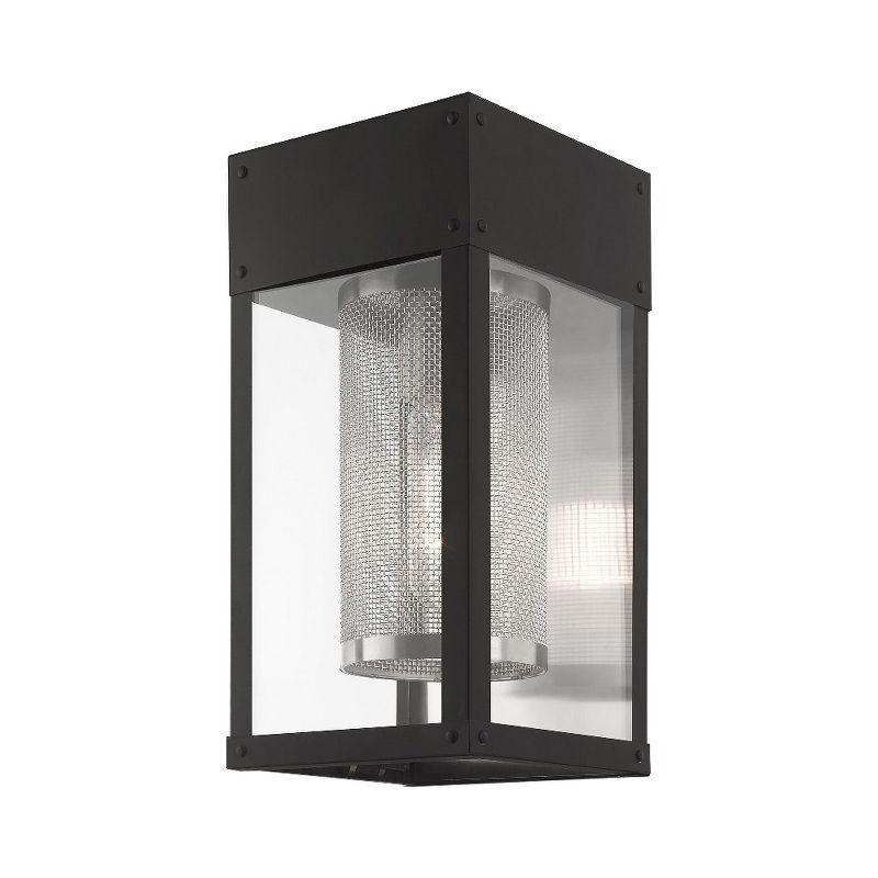 Livex Lighting Franklin 1 - Light Wall Light in  Black