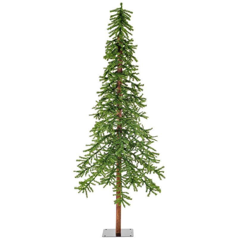 8' Green Pine Artificial Christmas Tree with PVC Tips