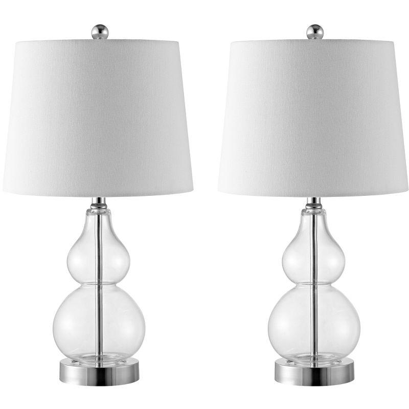 Brisor Table Lamp (Set of 2) - 22 Inch Height - TBL4222 - Clear - Safavieh