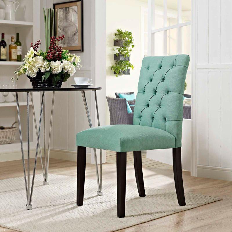 Modway Duchess Button Tufted Vegan Leather Dining Chair