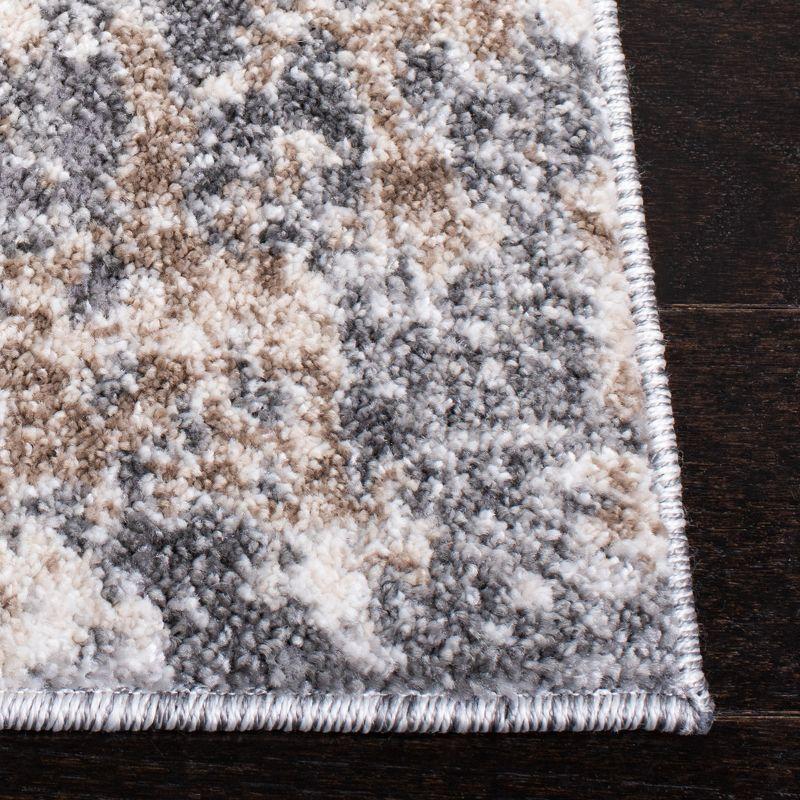 Aston ASN710 Power Loomed Accent Rug - Light Grey/Grey - 3'x5' - Safavieh.
