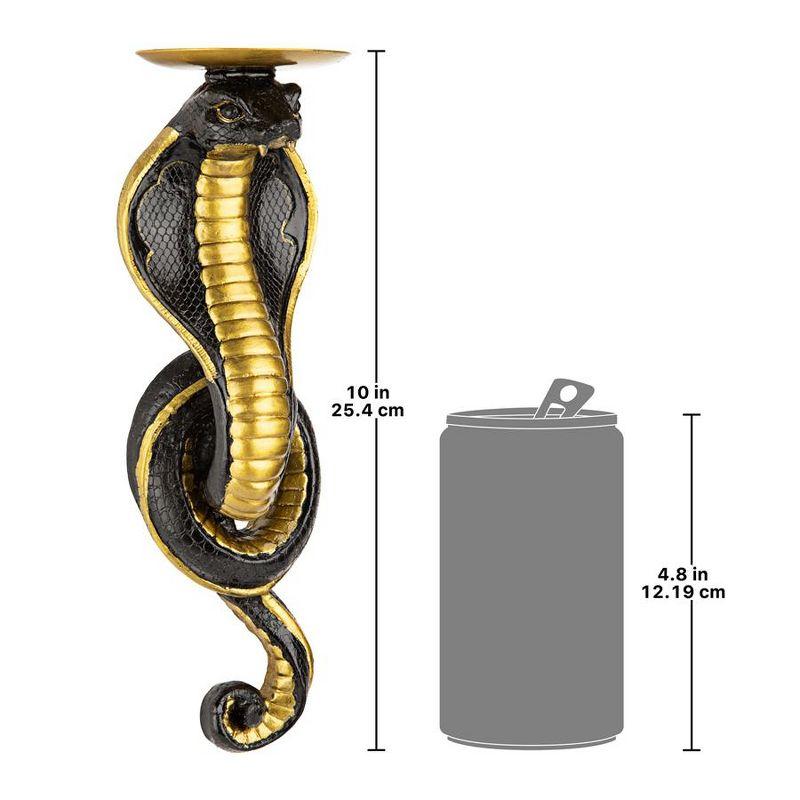 Design Toscano Renenutet Egyptian Cobra Goddess Wall Sconce (Set of 2)