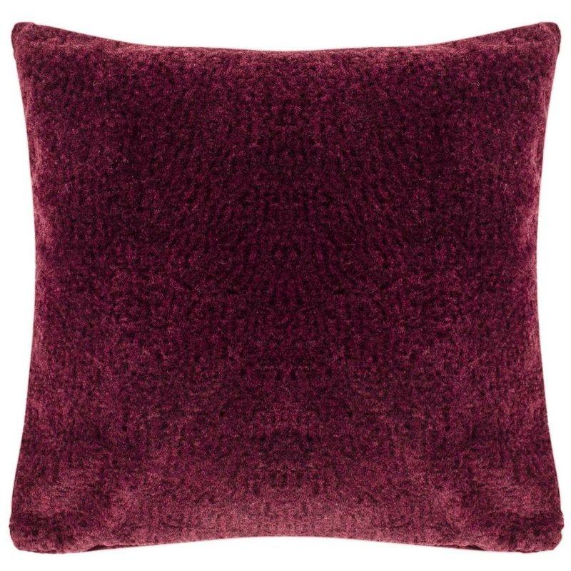 Barica Dark Red 20" x 20" Decorative Throw Pillow