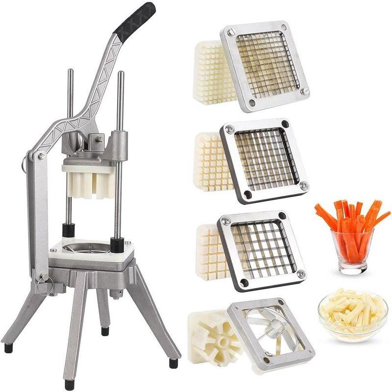 Commercial Stainless Steel Vegetable Chopper with 4 Blades