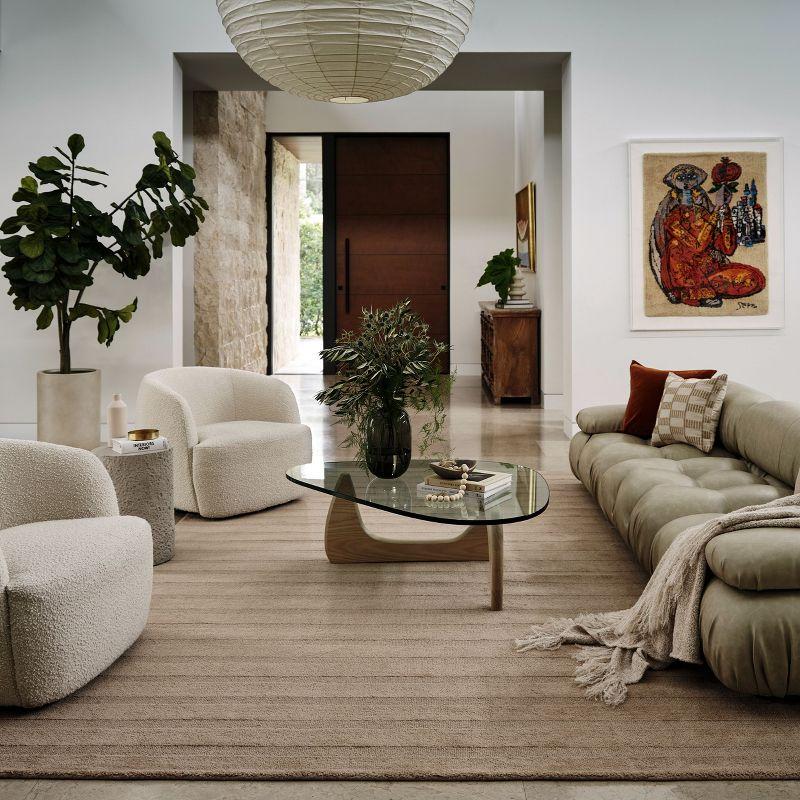 Nuloom Vestry Striped Wool Area Rug, 6' x 9', Brown
