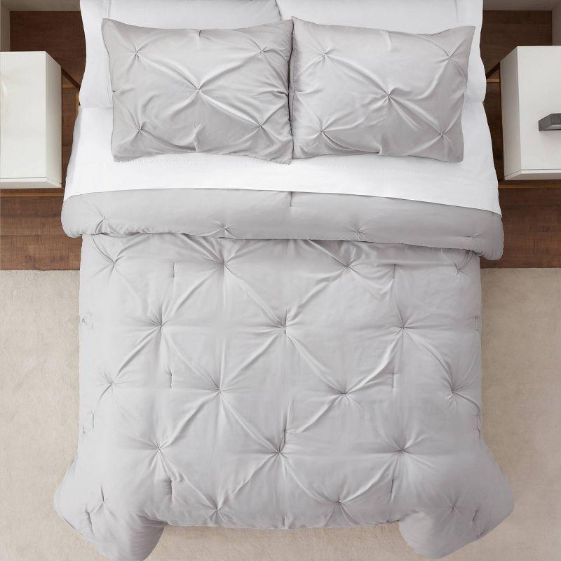 Serta Simply Clean Pleated Comforter Set