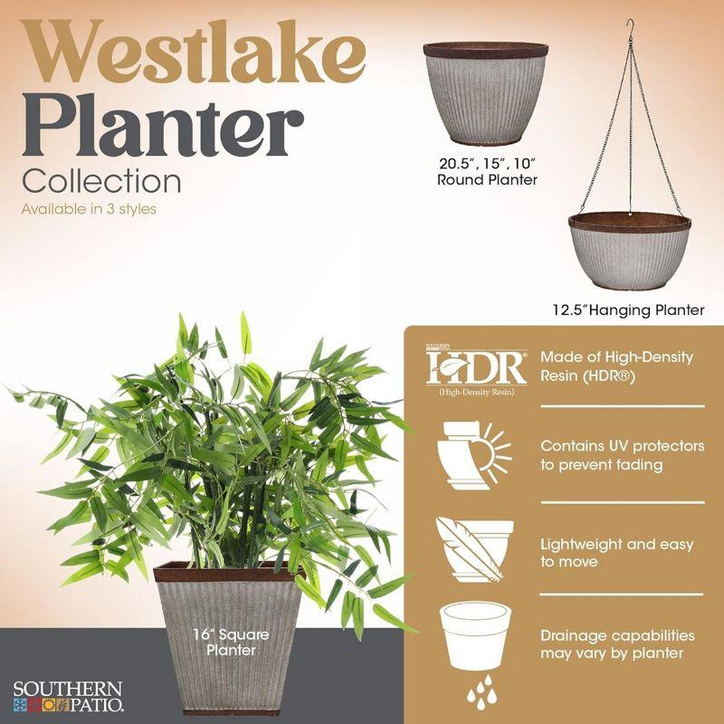 Southern Patio® Westlake Resin Pot Planter