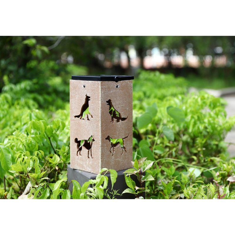 Techko Solar Themed Silhouette Indoor/Outdoor Garden Décor Lantern