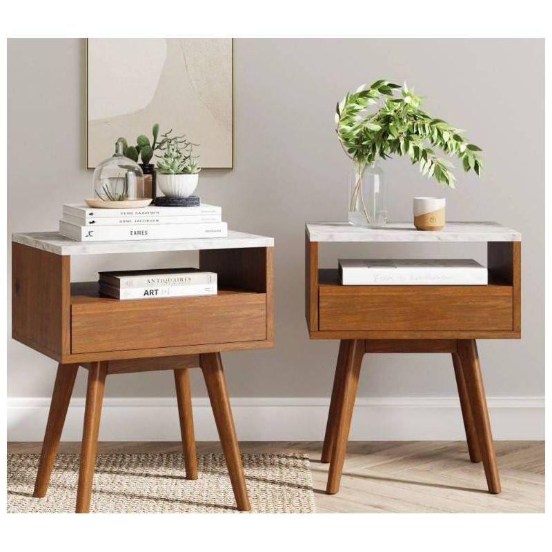 James End Table with Storage (2-Piece Set)