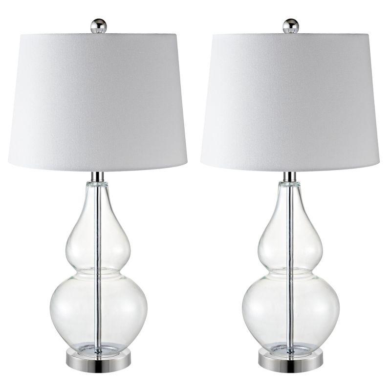 Frena Table Lamp (Set of 2) - 26.5 Inch Height - TBL4221 - Clear - Safavieh
