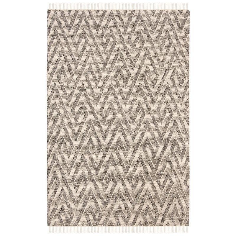 Union Rustic Reliford Kilim Hand Loomed Wool Geometric Rug