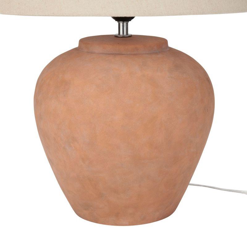 Nourison 20" Rustic Ceramic Pot Table Lamp