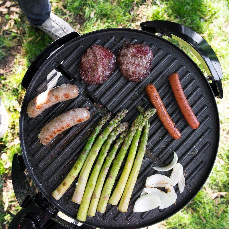 George Foreman George Foreman Indoor/Outdoor Electric Patio Grill, Apartment Approved, 15-Serving, Removable Stand, Black