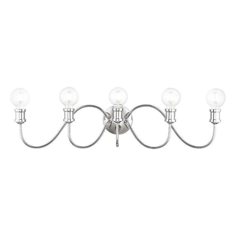 Livex Lighting Lansdale 5 - Light Vanity in  Polished Chrome