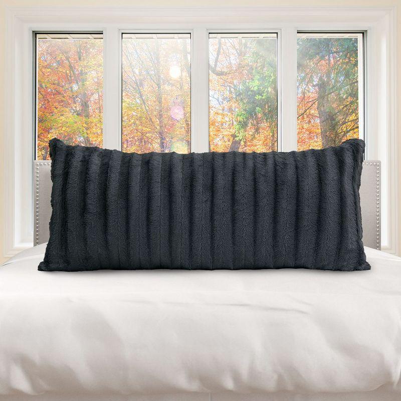 Faux Fur Throw Pillow