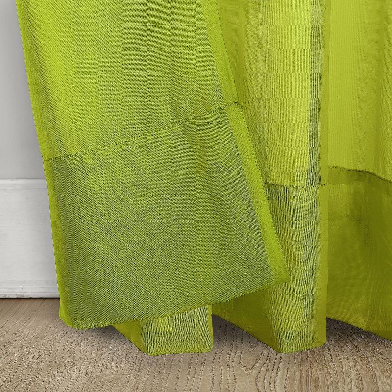 No. 918 Sheer Calypso Voile Rod Pocket Curtain Panel