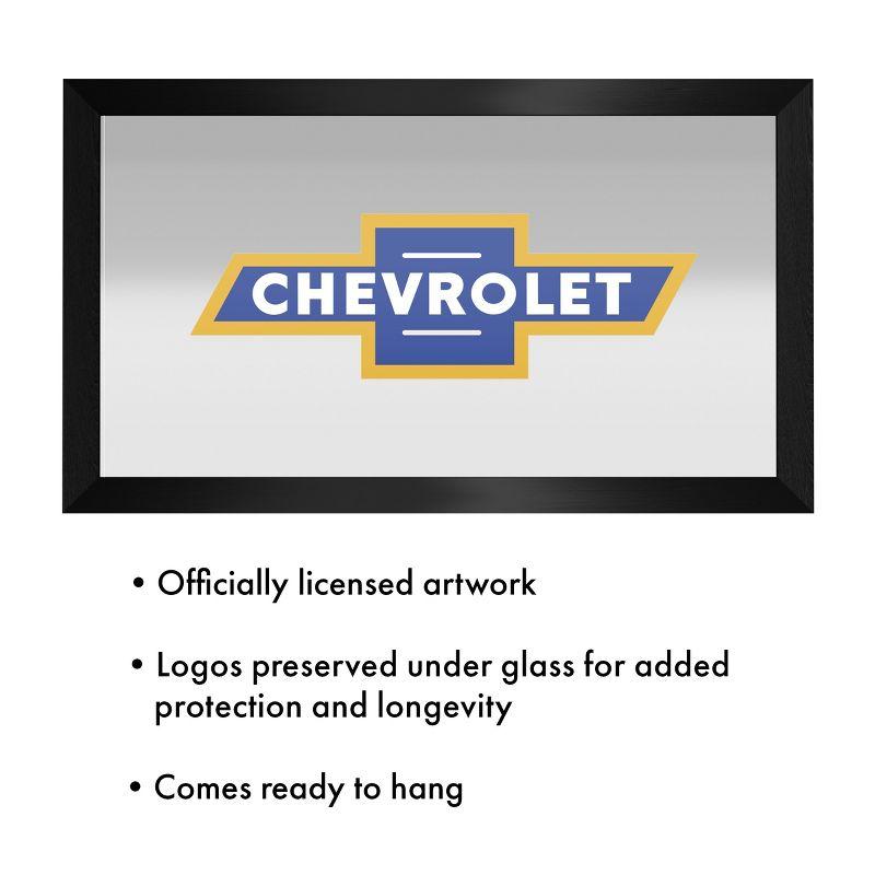 Trademark Global Chevrolet Rectangle Mirror