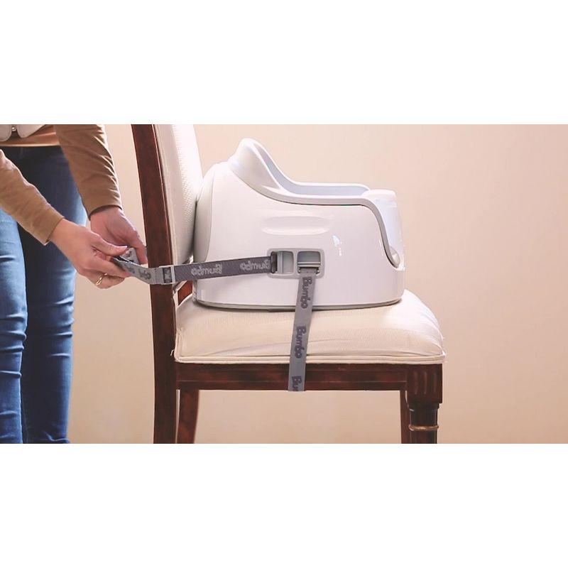 Bumbo Baby Infant Toddler Soft Foam Multi Seat with Removable Tray and Safety Buckle Straps for Kids' 6-36m - Cool Gray