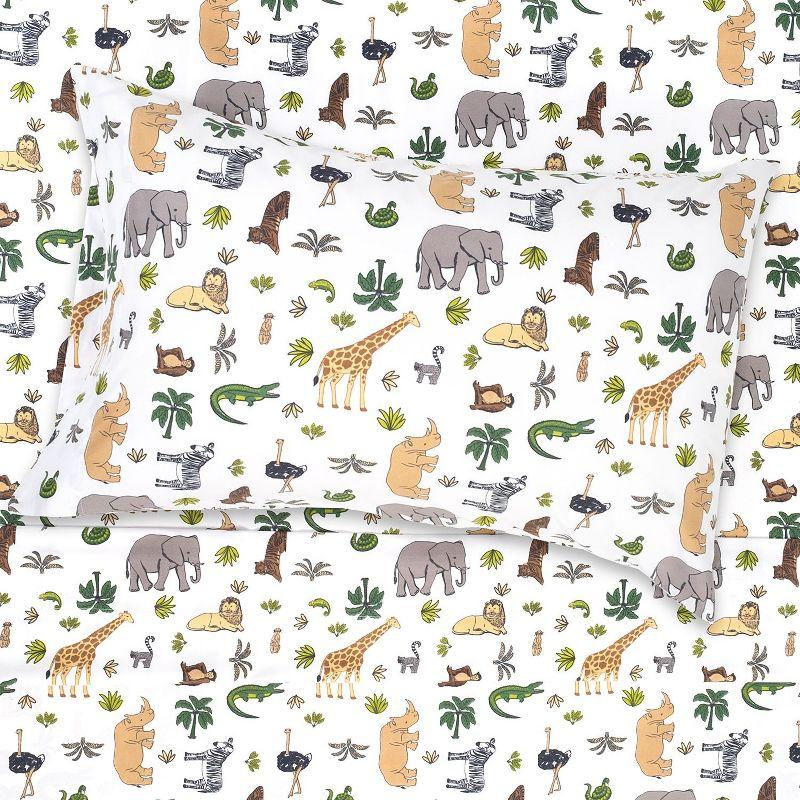 Wild Kingdom Microfiber Kids' Sheet Set By Sweet Home Collection®