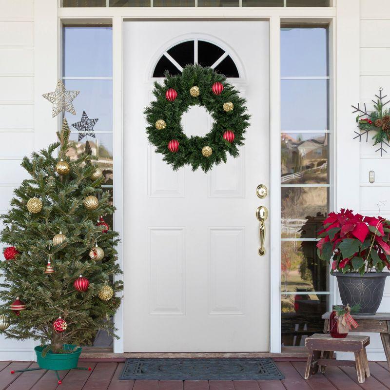 Faux Pine Wreath