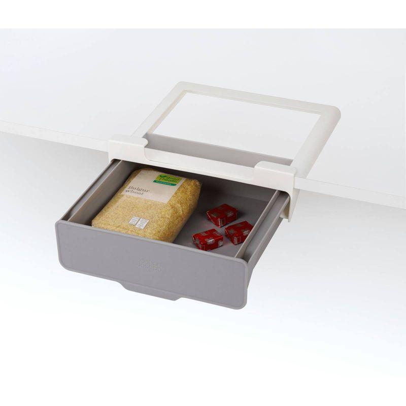 Gray Under-Shelf Drawer Storage Organizer