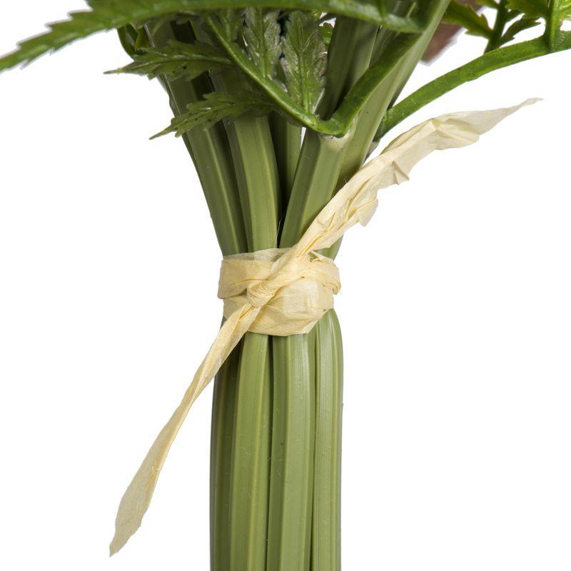 Vickerman 24" Artificial Green Fern Berry Eucalyptus Wreath.