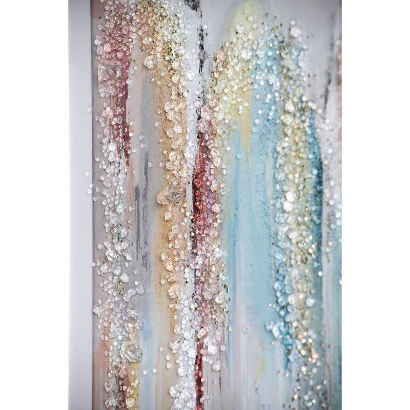 A&B Home Jennings Crystal Mirror Framed Wall Art - Set Of 2 - 23.5" X 35.5" - Multicolor | Wayfair