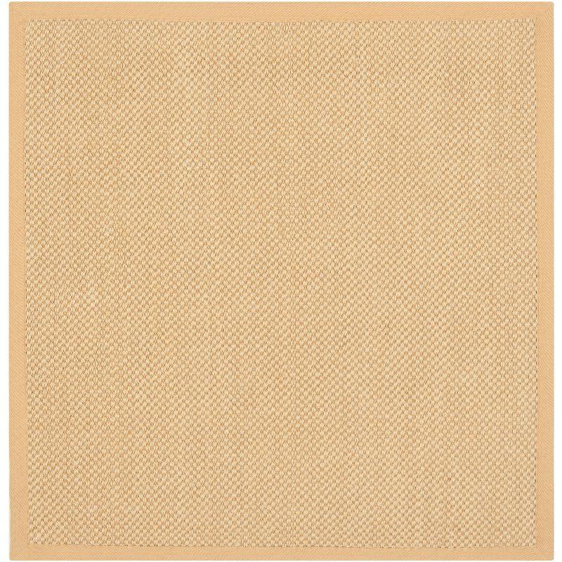 Maize Wheat 6' Square Natural Fiber Sisal Area Rug