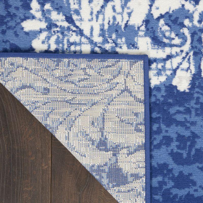 Nourison Whimsicle WHS11 Indoor only Area Rug - Navy Ivory 8' x 10'