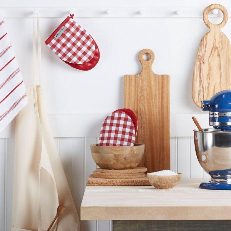 KitchenAid Gingham 2-Piece Oven Mitt