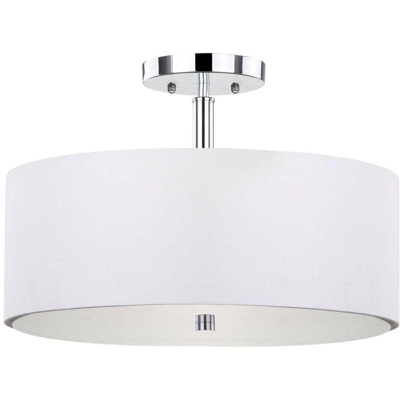 Clara Ceiling Light - LIT4192 - White/Chrome - Safavieh